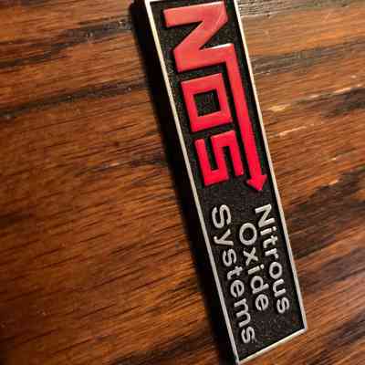 Nos nitrous emblem - not used adhesive back