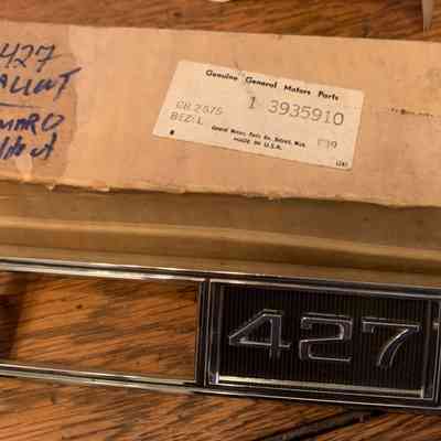 427 Callout (believed to be used on 427 camaros)
