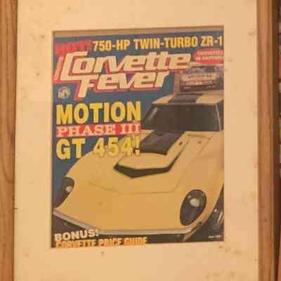 Framed Cover: Corvette Fever June 1993 PIII Vette