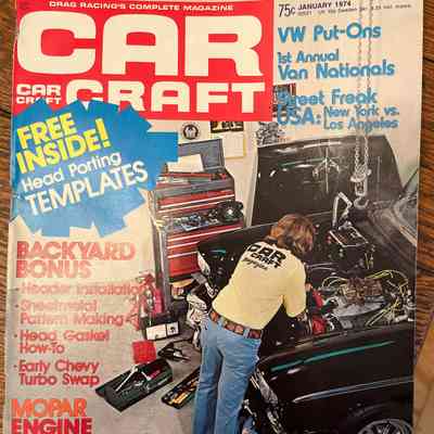 Car Craft Jan 74 King Kong is Living on Long Island