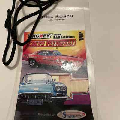 2008 Chevy Vettefest. Fall VIP Pass