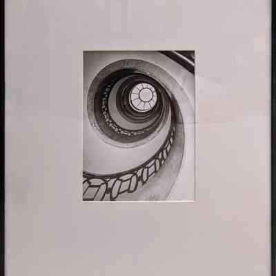 Bibliotheque National de France: Staircase Looking Up