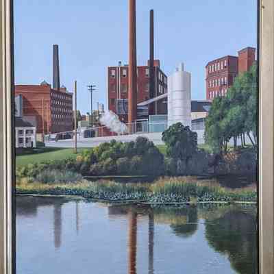 View Of Nashua River Looking North