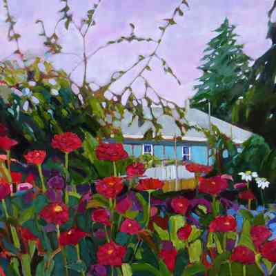 Lady_LS 2015 Zinnia Border