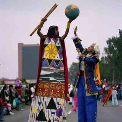Santander_B 1989 Street Theater Performance “Puro Bla Bla Bla”