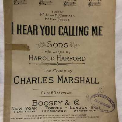 'I Hear You Calling Me' Sheet Music