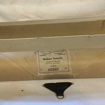 'Madame Butterfly' Player Piano Roll