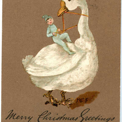 'Merry Christmas Greetings' 1905