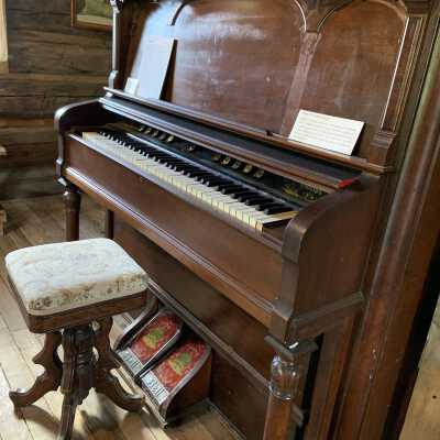 Pump Organ and Stool