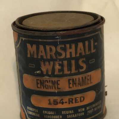 Can of Aluminum Engine enamel
