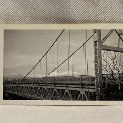 'Hagwilget Bridge... Hazelton Jan 1943'