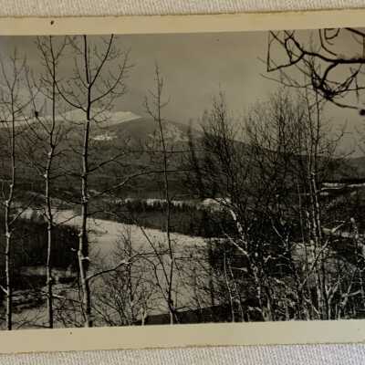 ‘… Skeena River… Hazelton, Dec. 1942’