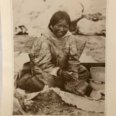 'Scraping Caribou' Print