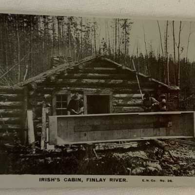 ‘Irish’s Cabin, Finlay River’