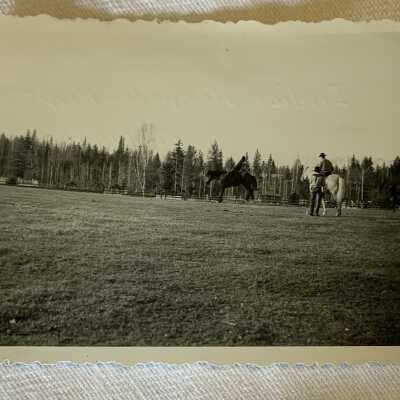 ‘Indian Stampede - Kispiox May 1949’
