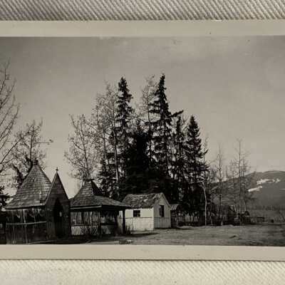 'Indian Grave Houses Old Hazelton Sept 1946'