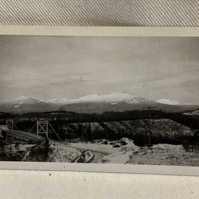 'Hagwilget Canyon on Bulkley River Hazelton Jan 1943'