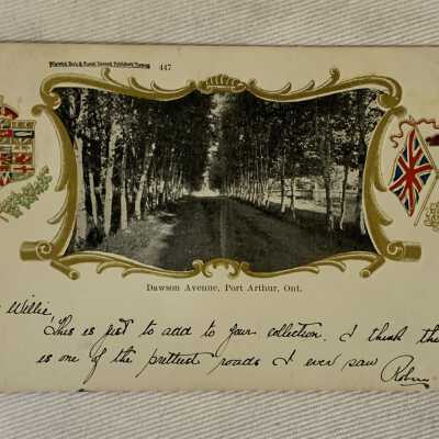'Dawson Avenue, Port Arthur, Ont' 1905