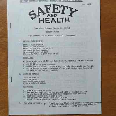 Safety and Health