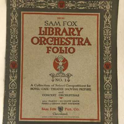 'Drums Sam Fox Library Orchestra Folio No 1'