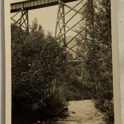 '... Hazelton Mud Creek Bridge? July 1933'