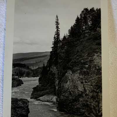 ‘Falls on Bulkley River… June 1945’