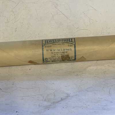 'Oh! You Cant fool an Old Hoss-Fly' Player Piano Roll