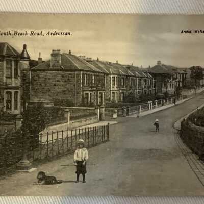 'South Beach Road Ardrossan' 1905