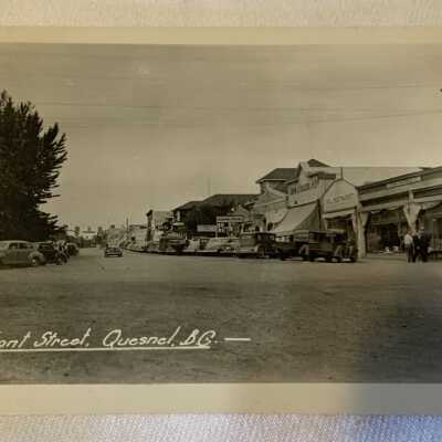 'Front Street, Quesnel, B.C' 1947