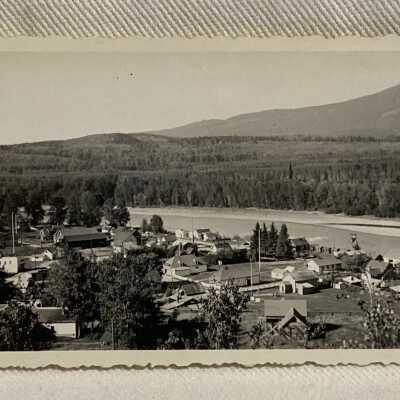 'Old Hazelton from Indian Cemetary Sept 1946'