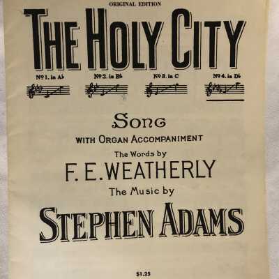 'The Holy City' Sheet Music
