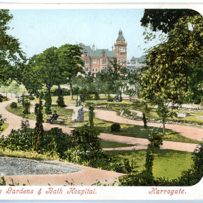 'Bog Valley Gardens & Bath Hospital' 1902