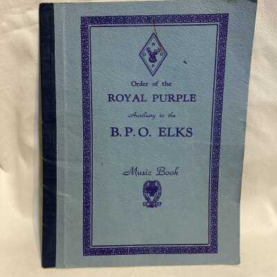 'Order of the Royal Purple Music Book'