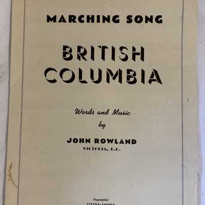 'Marching Song British Columbia' Sheet Music