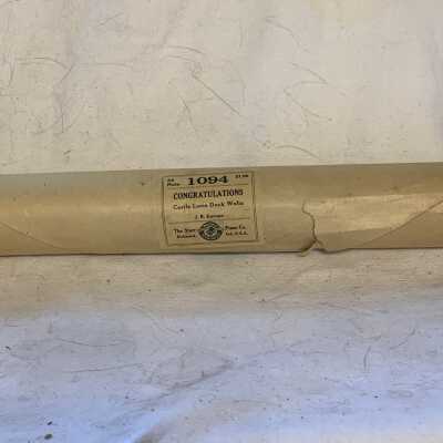 'Castle Lame Duck Waltz' Player Piano Roll