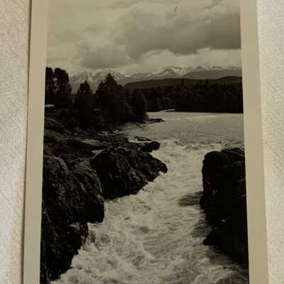 ‘Falls on the Bulkley River at Moricetown June 1945’
