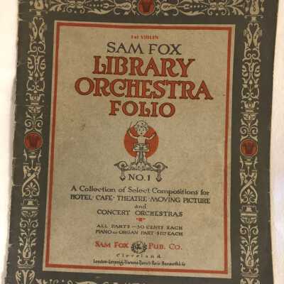 '1st Violin Sam Fox Library Orchestra Folio No 1'