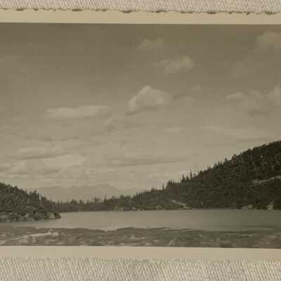 '...Top Lake from foot of Glacial Moraine... July 1944'