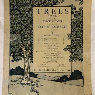 'Trees' Sheet Music