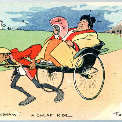 'The "Rickshaw" a Cheap Ride' 1904
