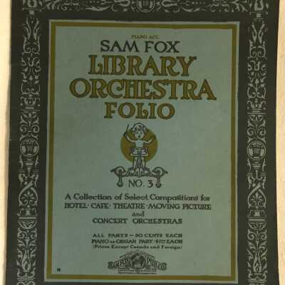 'Piano Sam Fox Library Orchestra Folio No 3'