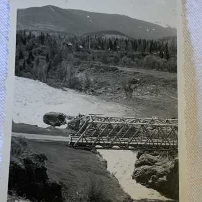 ‘Bulkley Canyon at Moricetown May 1949’
