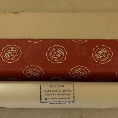'Too-Ra-Loo-Ra-Loo-Ral Irish Lullaby' Piano Player Roll