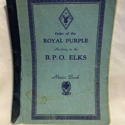'Order of the Royal Purple Music Book'