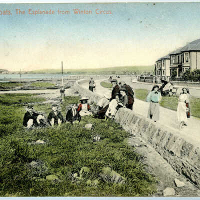 'Saltcoats. The Esplanade from Winton Circus' 1904