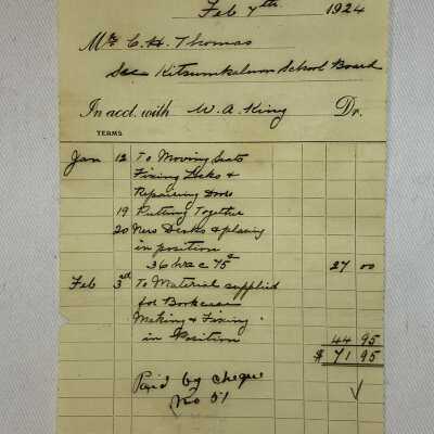 'W.a.King' Work Statement