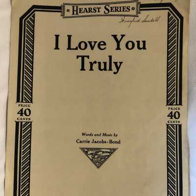 'I Love you Truly' Sheet Music
