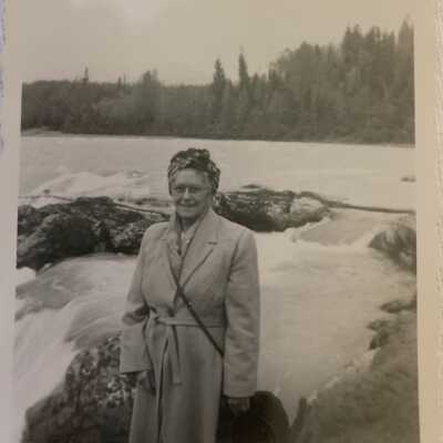 ‘E. Wilson at Moricetown Falls’