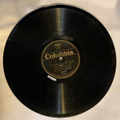 'Blue Bonnet You Make me Feel Blue; At Peace with the World' Record