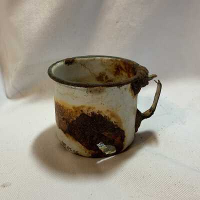 White Enamel Cup
